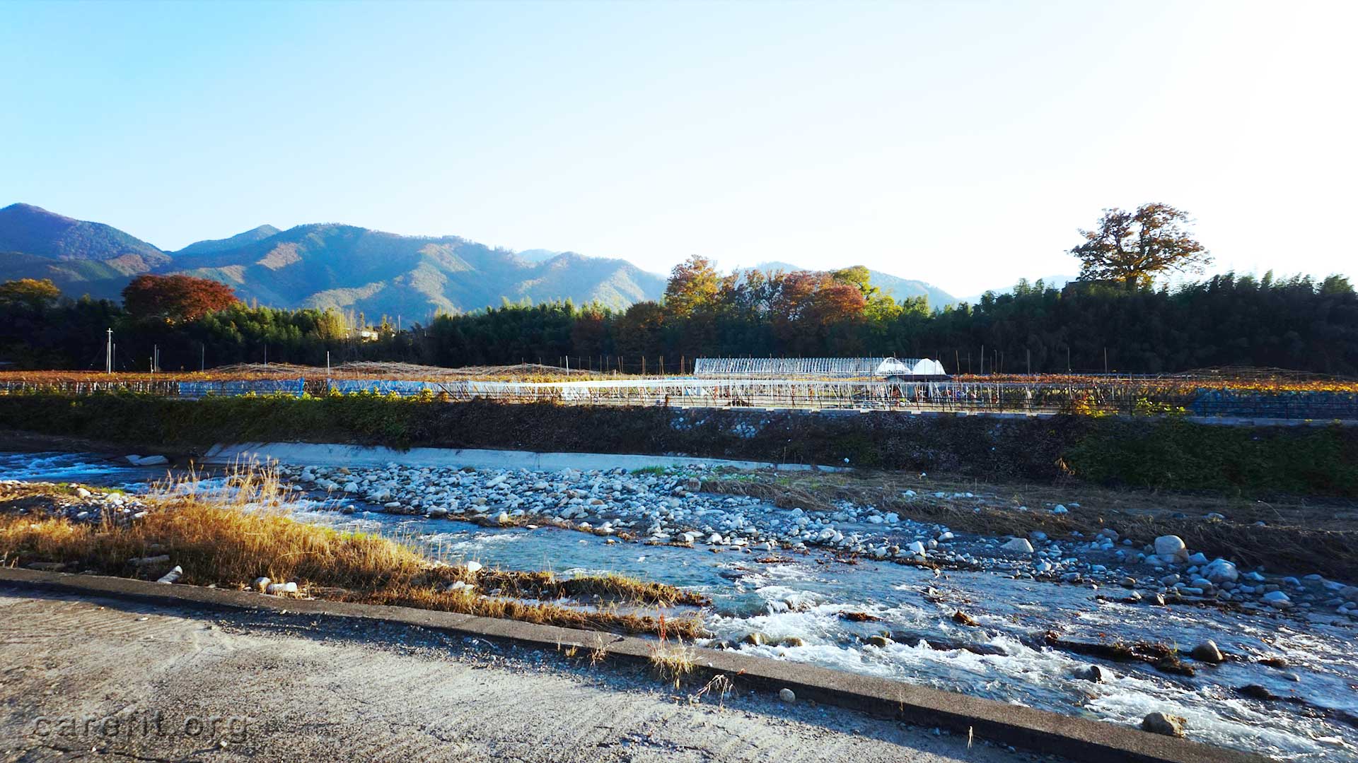 山梨県甲州市の畑